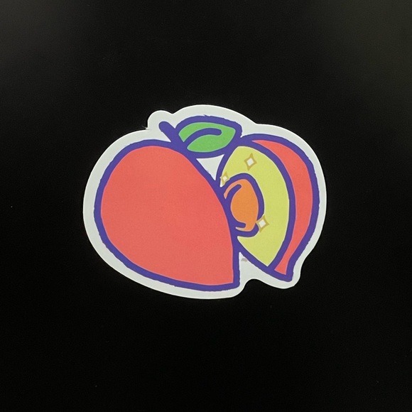 Accessories - Peach Sticker